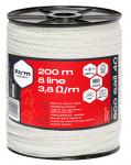 FS8284016  Eco Sail 40 villanypásztor szalag fehér /3,8 ohm/m, 120 kg, 200 m, 40 mm/