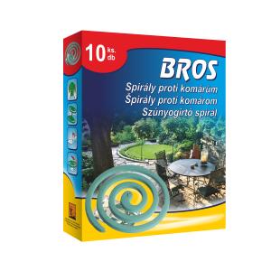 BROS SZÚNYOGÍRTÓ ÉS RIASZTÓ SPIRÁL 10 db #/18