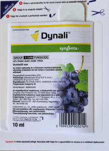 Dynali 10 ml 20/# szőlő lisztharmat,orbánc,feketerothadás