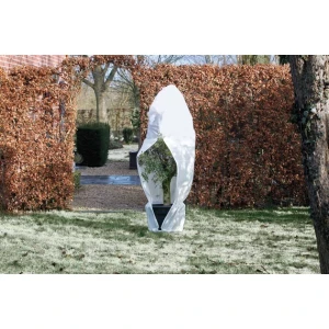 Fátyolfólia zipzárral D:1,5m, 2m X 2,36m fehér