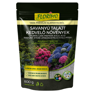 FLORIMO műtrágya - Savanyú talajt kedvelő növények 0,8kg NPK 11-10,5-21,2