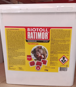 G Biotoll pép 5 ezr. 5 kg rágcsáéóirtó Bromadiolon