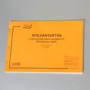 PERMETEZÉSI NAPLÓ /20 LAPOS/