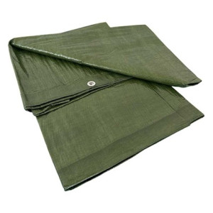 Ponyva 4x6m ZÖLD 100g/m2