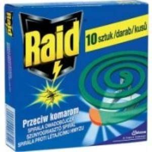 RAID SZÚNYOGRIASZTÓ SPIRÁL 10 db 24/#