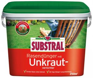 Substral 2in1 gyeptrágya 8669 gyomirtóval 5 kg 250m2 #/4