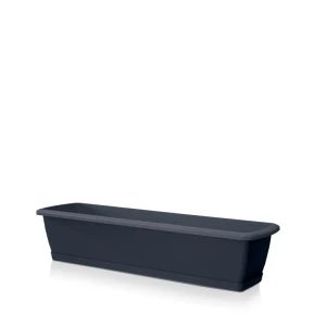 Virág balkonláda alátéttel 600P Respana antracit ISE600P-S433