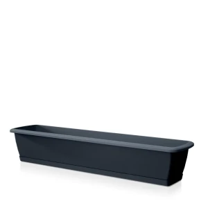 Virág balkonláda alátéttel 800P Respana antracit ISE800P-S433