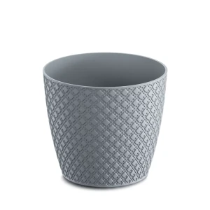 Virág kaspó Orient 13cm kerek antracit DOR130-S433